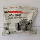 NEW-3M 5000 Series Easi-care Dual Cartridge Respirator Half Mask 5211 Medium. Fixed Price $24.99.