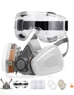 Ranksing Respirator Mask With Filters And Safety Glasses Against Dust.... Fixed Price $19.99.