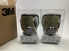 (2) 3M 07162 Full Facepiece Respirator Packout Organic VAPOR/P95 Mask Medium. Fixed Price $314.96.