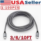 60W Usb-c To Cable Fast Charger Lot Pd Nylon Cord For Iphone 16 Samsung. Fixed Price $356.28.