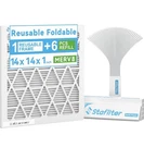 Stafilter Reusable 14X14X1 Air Merv 8 With Frame & 6 Refills Hvac. Fixed Price $18.00.
