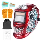 Nduun Welding True Color Helmet Auto Darkening Mask With Adjustable RED-1. Fixed Price $54.99.