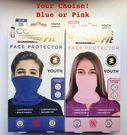 Mask Youth Guardwell Face Protector Blue Pink Kids. Fixed Price $15.75.