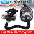 Electric Constant Flow Supplied Air Fed Respirator System Full Face 6800GAS Mask. Fixed Price $129.99.