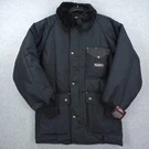 Refrigiwear Jacket Mens Large Black Iron Tuff Siberian Made In Usa With Hood New. Fixed Price $124.98.