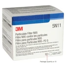 3M 5N11 N95 Replacement Particulate For Respirator 10 Filters Per Box. Fixed Price $23.95.