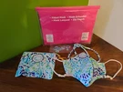 Nwt Lilly Pulitzer Adult On The Go Mask, Lanyard And Zip Pouch Open Water Chilly. Fixed Price $26.25.
