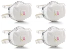 4- 3M 8293 P100 Reusable Welding Particulate Respirator Mask Exhalation Valve. Fixed Price $49.95.