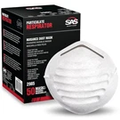 Sas Safety 2985 Non-toxic Dust Mask Box Of 50 1-PACK, Neutral. Fixed Price $9.50.