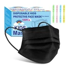 Rasav Kids Disposable Face Masks 100PCS, 3 Ply Pcs-black. Fixed Price $14.52.