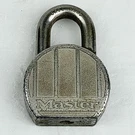 Vintage Master Padlock Silver 230 No Key Old Has Wear. Fixed Price $9.89.