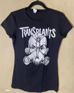 The Transplants Punk Super Group Gas Mask Woman's Black Stretch Tee Sz Xl- Nwot. Fixed Price $14.00.