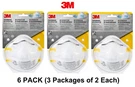 3M Performance Drywall Sanding Respirator Mask N95 Particulate, 8210 (6 Pack). Fixed Price $18.49.
