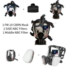 Safeguardian Mask FM-10 Cbrn W/ 3 Premium Nbc Nato Filters Face Respirator. Fixed Price $73.99.