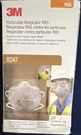 3M 8247 R95 Particulate Respirator Disposable Industrial Masks, 20 Pack. Fixed Price $74.99.
