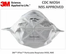 3M Vflex 9105 N95 Particulate Respirator Masks Bulk Lot Packs Of 25 Cdc Niosh. Fixed Price $90.00.