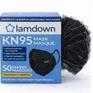(50-PACK) KN95 Face Masks, Individually Wrapped, Premium Disposable Dust Mask,. Fixed Price $28.00.