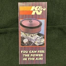 1998 K&n Performance Filters Catalog Vintage Car Racing Truck 90S. Fixed Price $20.00.