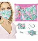 Lilly Pulitzer Adult On The Go Mask Set Pink Blossom Suite View Chilly Nwt. Fixed Price $20.00.