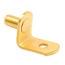 10168 20 Lb. 1/4 In. Brassplated Steel Lshelf Support Pegs Pack. Fixed Price $8.17.