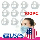 100-PIECE Face Mask Bracket, Spacer, 3D Insert Guard Inner Support Usa. Fixed Price $29.99.