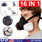 Pro 6200 Black Half Gas Mask Cover Painting Spraying Respirator Facepiece. Fixed Price $12.87.