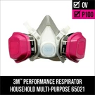 3M P100 Ov Reusable Respirator Mask 65021 Medium Expired Cartridges. Fixed Price $15.97.