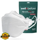 Well Before 3D Pro KN95 Face Masks, 5-PLY Adjustable Breathable Fit. Fixed Price $59.99.