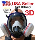 3D Full Face Respirator, Large, Brand New, August 2020 Stock, Paint. Fixed Price $24.99.
