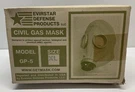 New In Box Evirstar Defense Products Civil Gas Mask Model GP-5 Size Xl. Fixed Price $29.99.