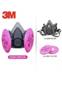 3M 6297P1 6200 Half Face Piece Respirator W/ 2091 P1OO Filterscartridge, Size. Fixed Price $36.00.