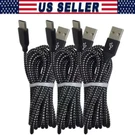 Braided Usb Type-c Fast Charging Data Sync Charger Cable Cord 3/6/10FT Lot. Fixed Price $248.99.
