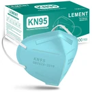 Lement KN95 Face MASKS,100 Count (pack Of 100), ADULT-100 Pack-blue. Fixed Price $45.87.