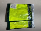 Set Of Two Erb S363P Class 2 Hi Vis Lime Safety Vest With, Size. Fixed Price $24.00.