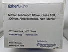 New Case Of 1000 Fisherbrand Nitrile Class Cleanroom Non-sterile Xs Gloves. Fixed Price $74.99.