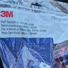 3M Half Facepiece Silicone Respirator Mask Large 7503/37083. Fixed Price $22.95.