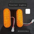 Optronics 12 Led 6" Oval Amber Cover Yellow Light Park Rear Turn Amp Plug Hyper. Fixed Price $12.99.
