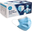 Pride Blue Medical Masks, Pack Of 50 Face Disposable 3-PLY Earloop. Fixed Price $13.73.