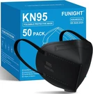 KN95 Face Masks 50 Pack 5-PLY Breathable Filter Disposable Black. Fixed Price $31.03.