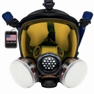 Parcil Safety PD-100 Amber Lens Full Face Mask Respirator With Filter Set New. Fixed Price $139.99.
