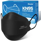 Borje KN95 Face Masks For Adults 50 PACK,5-PLY Black Disposable Agains. Fixed Price $34.11.