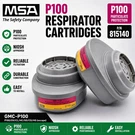 Msa GMC-P100 Respirator Filter Cartridge P/n 815140 Niosh Gray *pair*. Fixed Price $22.99.