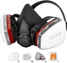 16 Half Gas Mask Facepiece Spray Painting Respirator Safety For 6200. Fixed Price $12.99.