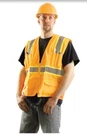 Occunomix Type Class 2 High-vis Heavy Duty Surveyor Vest W/zipper Size Large. Fixed Price $14.99.