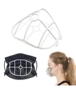 3D Face Mask Bracket, Upgrade Hook Design, Inner Support Frame, Large, White. Fixed Price $8.99.