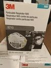 3M 8210 N95 Particulate Respirator Masks, Box Of 20, Exp 2027-01, New. Fixed Price $8.74.
