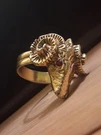 Vintage Avon 3 Ring Lot Ram Head, Bamboo, Rose. Fixed Price $20.00.