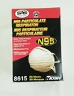 Sas N95 Particulate Respirator Mask 20 Count Niosh Approved Dual Strap #8615. Fixed Price $50.00.