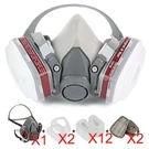 17 IN1 Half Gas Mask Facepiece Spray Painting Respirator Safety Suit 6200. Fixed Price $17.69.