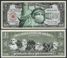 Statue Of Liberty Wear Mask Global Pandemic - Lot 10 Bills. Fixed Price $5.49.